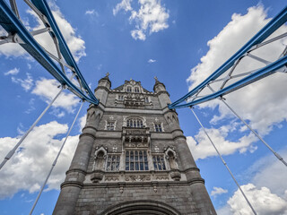 london tower bridge in london on a sunny day
