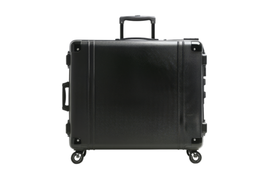 Black Suitcase isolated on white background