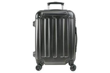 Fototapeta premium Black Suitcase isolated on white background