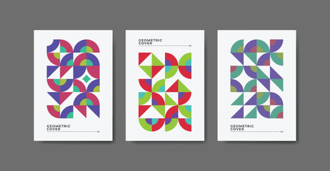 geometric business cover collection