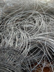 scrap wire pieces for recycling