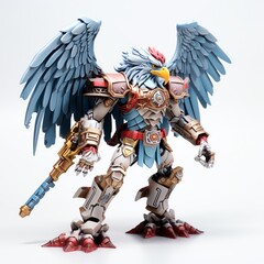 Collectible Action Figure. Armored Griffin Warrior
