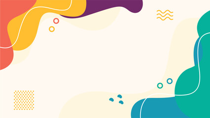 Hand drawn abstract fluid background