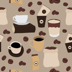Coffee Seamless Pattern