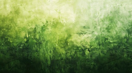 Abstract Green Grunge Background Texture With Soft Light