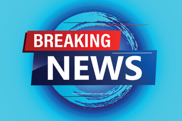 breaking news poster banner graphic design icon logo sign symbol social media website coupon

