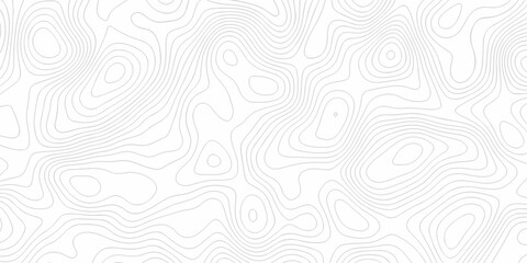 Geometric stiped line grid map Topographic contour lines. Seamless pattern with lines Topographic map. Geographic mountain relief diagram line wave carve pattern.