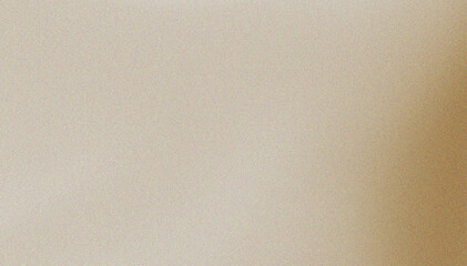 Grainy ivory brown beige gradient background with blazing light and noise texture effect banner in the background