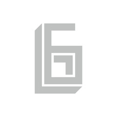 Monogram 6. Number 6. Number 6 design logo. Monogram letter mark 6 logo design. Monogram design vector logo. Monogram number 6 logo design. Simple number 6 monogram. Monogram 6 design logo.