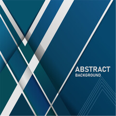 Fototapeta premium Minimalist premium navy and silver abstract background with luxurious geometric dark shapes. Exclusive wallpaper designs for posters, brochures, presentations, websites, etc. - Vector EPS