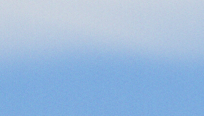 Grainy white sky blue gradient background with blazing sky blue light and noise texture effect banner in the background