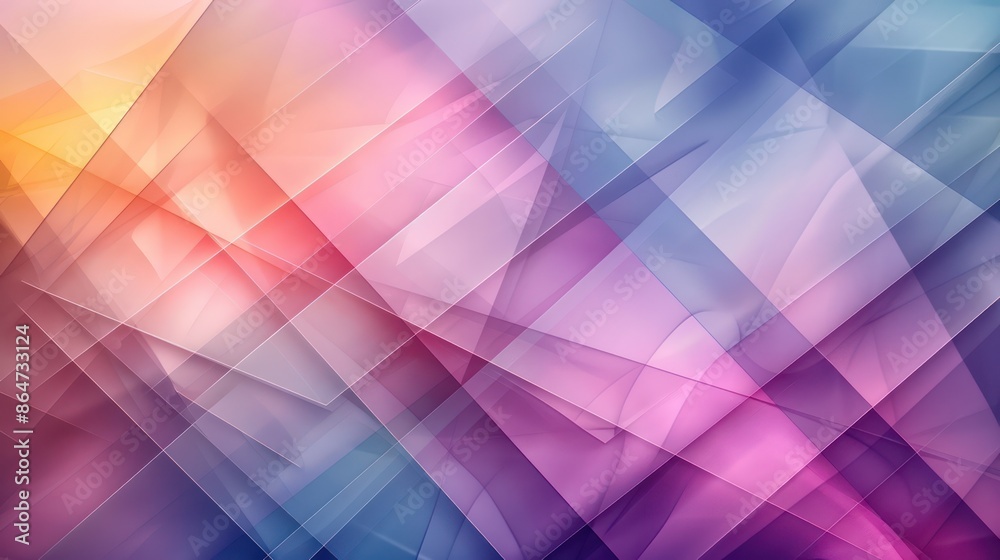 Poster a colorful abstract background with a blue and pink stripe