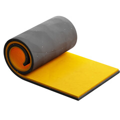 Yoga Mat for Fitness & Gym 3D Icon