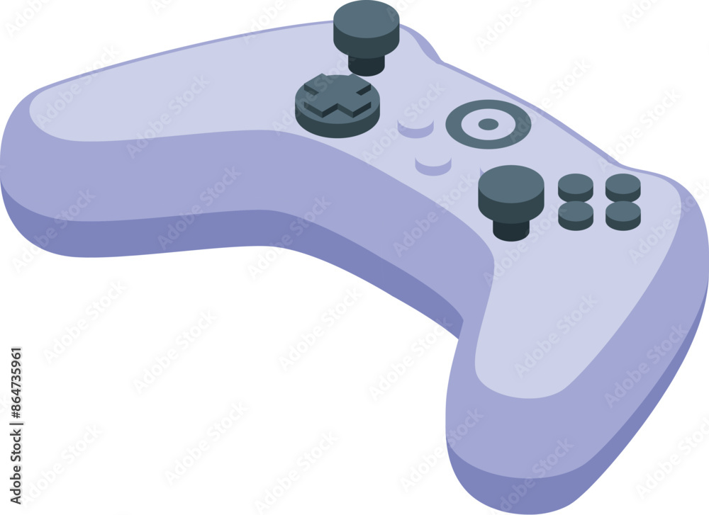 Poster wireless gamepad controller for playing video games on a computer or console
