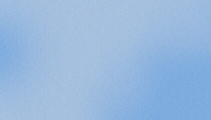 Grainy white sky blue gradient background with blazing sky blue light and noise texture effect banner in the background