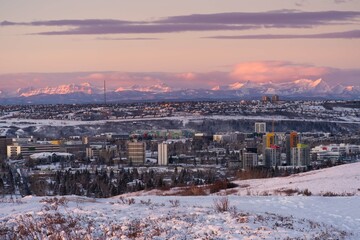 Beautiful sunrise in Calgary