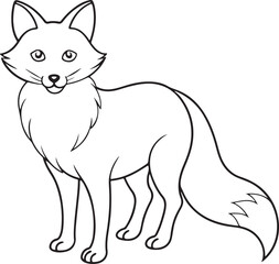 fox graphics vector illustration design