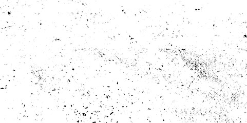 Grunge background of black and white. Black grunge texture. Place over any object create black dirty grunge effect. Pattern of spots, dust, dirt on old surface. 