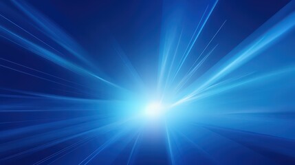Obraz premium Abstract Blue Light Streaks Background
