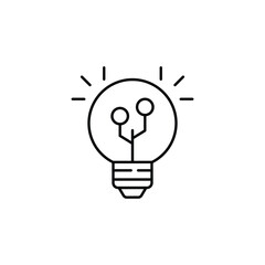 Innovation icon design with white background stock illustration