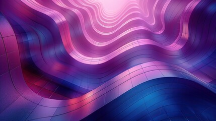 Fototapeta premium Mesmerizing Abstract Design with Vibrant Waves