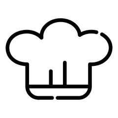 chefhat outline icon