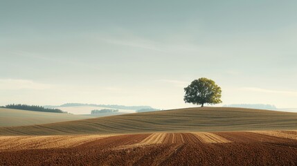 Obraz premium GMO-free organic crops with a minimalist backdrop, emphasizing the purity and naturalness of sustainable agriculture.