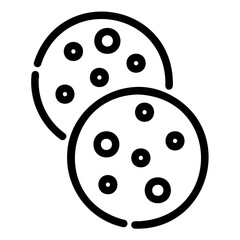 cookie outline icon