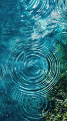 Close-up of blue water with ripples