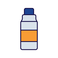 cereal icon with white background vector stock illustration