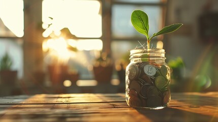 Financial Growth - Investment Sprout Plant Coin Money Coin Nature Save Business Tree Leaf Green Finance Success Future Bank Financial Accounting Seed Currency Economy Banking Wealth Profit Cash Loan
