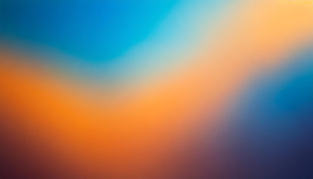 abstract blur orange and blue gradient background with soft transitions and vibrant hues, evoking a sense of warmth, tranquility, and creativity. Ideal for modern, artistic, and minimalist designs