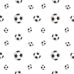 Obraz premium Watercolor football Seamless pattern. 