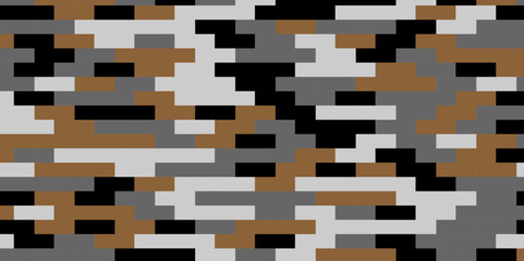 Colorful mosaic marble brick wall. Marble brick wall seamless pattern. Flat style background. 