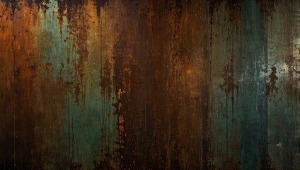 Panoramic grunge rusted metal texture, rust and oxidized metal background Old metal iron panel.