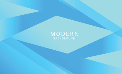 Modern soft blue background with abstact geometric overlay layers and line
