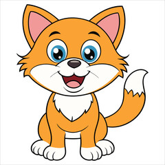 cat cartoon illustration  