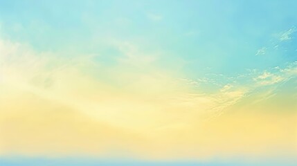 Gradient light blue to yellow abstract background