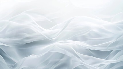 Obraz premium Abstract white and light gray wave modern soft luxury background