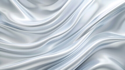 Abstract white and light gray wave modern soft luxury background