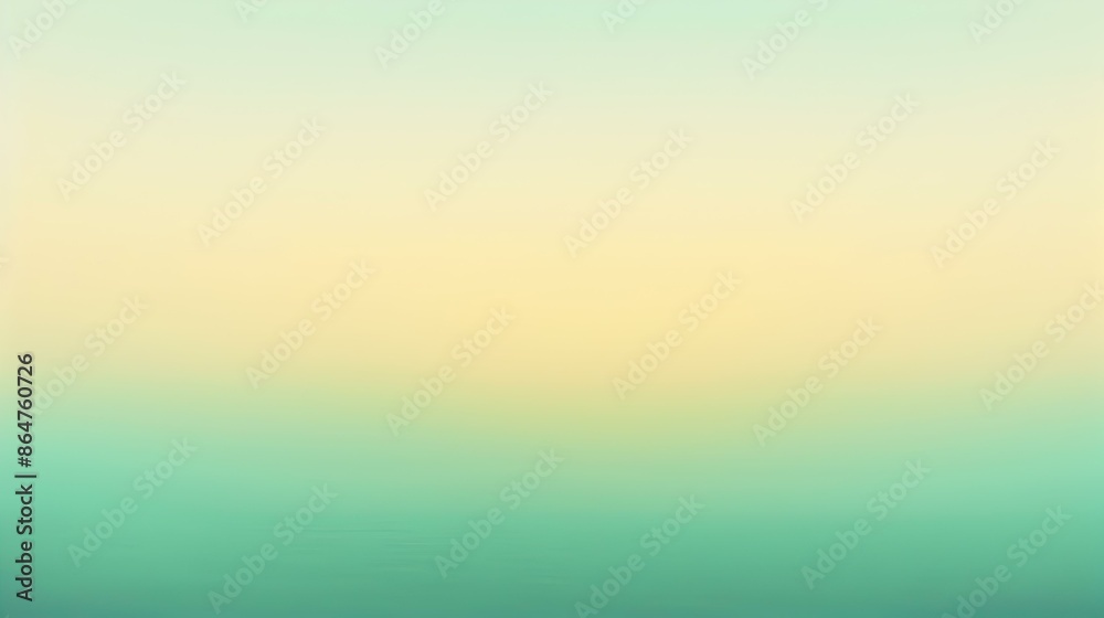 Sticker gradient light yellow to teal abstract banner