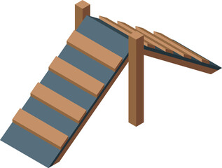 Dog agility training equipment featuring a ramp and stairs, ideal for pet owners and trainers