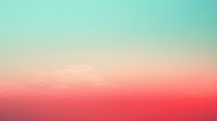 Gradient light crimson to turquoise abstract banner