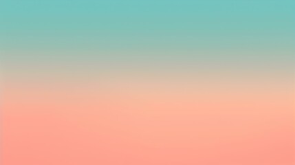Naklejka premium Gradient light salmon to turquoise abstract backdrop