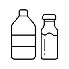 banana icon with white background vector stock illustration