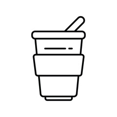 broccoli icon with white background vector stock illustration