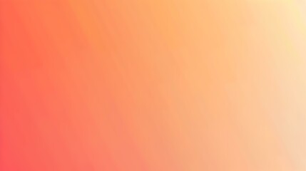 Gradient light tomato to apricot abstract backdrop
