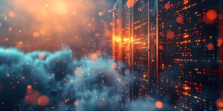 Serverless architecture reduces costs scales easily and lightens operational workload. Concept Serverless architecture, cost-saving measures, scalability, operational efficiency