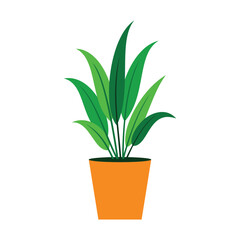Home plant icon illustration