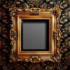 luxury golden silver and black of frames